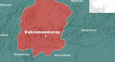 Kahramanmaraş'ta 4,3 büyüklüğünde deprem