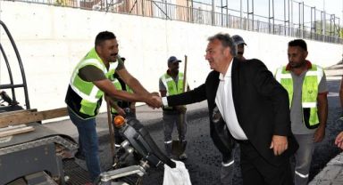 Asfalt çalışmaları devam ediyor