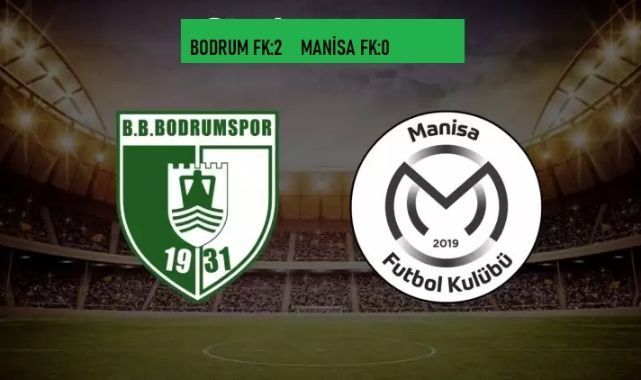 Bodrum FK 3 puanı 2 golle aldı