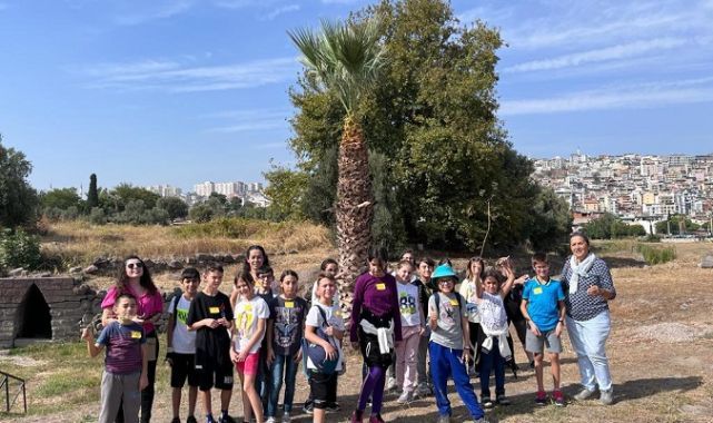 Bornovalı minikler oyunlarla tarihe yolculuk yaptı