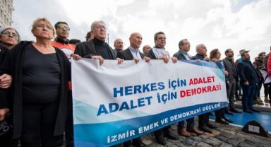 Demokrasi Yürüyüşü’nde “Hak, hukuk, adalet” çağrısı