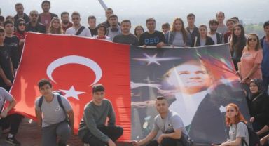 Gazi Mustafa Kemal Atatürk Doga Yürüyüşünde anıldı.