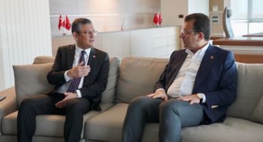 İmamoğlu Yeni Genel Başkanı Özel'e Tebrik Ziyaretinde Bulundu