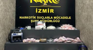 İzmir’de hurda deposuna uyuşturucu baskını