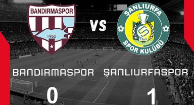 Şanlıurfaspor, Bandırma deplasmanında kazandı