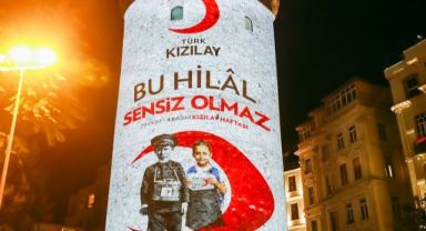 Ülkemizin Sembol Yapılarından Kızılay Haftasında Kırmızı Aydınlatma