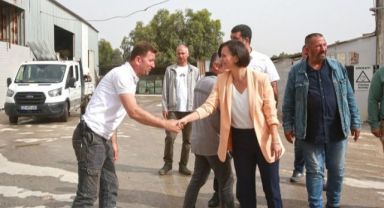 Başkan Kınay Fen İşleri Şantiyesi'nde güne başladı