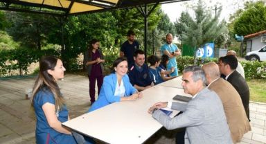 Başkan Kınay mesaiye Temizlik İşleri Şantiyesinde başladı