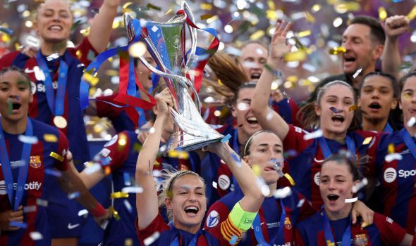 Kadınlar Şampiyonlar Ligi'nde Şampiyon Barcelona'nın