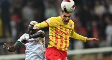 Kayseri'de 4 Gol 1 Kırmızı Kart