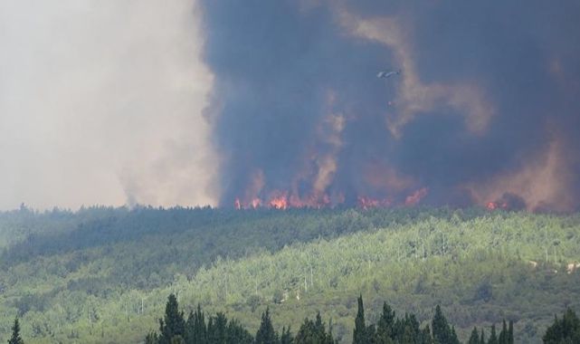 İzmir Gaziemir'de Korkutan Yangın