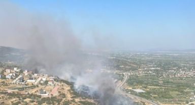 İzmir Menemen'deki Makilik Alandaki Yangın Kontrol Altında