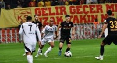 Kayseri'de Beşiktaş Galip