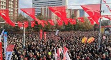 Asgari Ücret Protestosu Mitingi