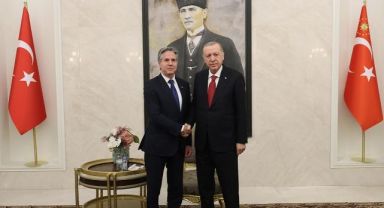 Cumhurbaşkanı Erdoğan Blinken'ı Kabul Etti
