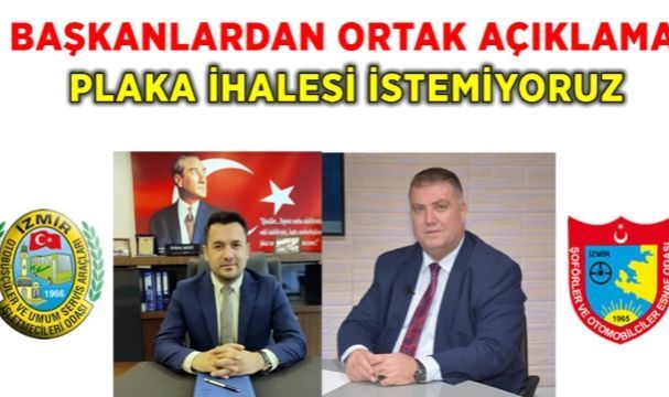 Ulaşımın Başkanlarından S ve T Plaka İhalesine Tepki