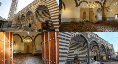 Diyarbakır'da Tarihi Yapıların Restorasyonu Sürüyor