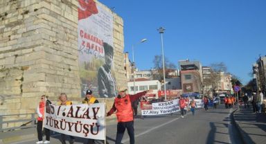 57. Alay'ın Anısına Tekirdağ'da Gelibolu'ya Yürüyüş