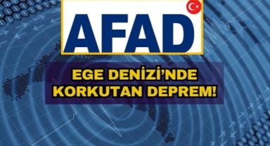 Ege Denizi'nde 4,.6 Büyüklüğünde Deprem