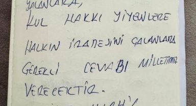 İmamoğlu'ndan El Yazısıyla Mesaj