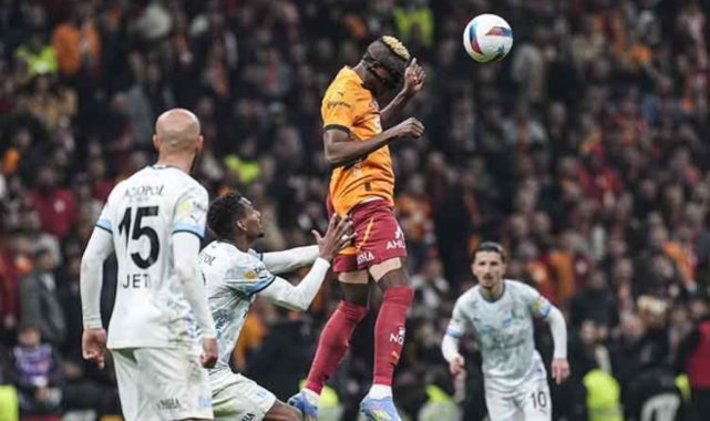 Lider Galatasaray Evinde Rahat Galip