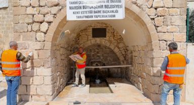 Mardin'in Tarihi Çeşmeleri Restore Ediliyor
