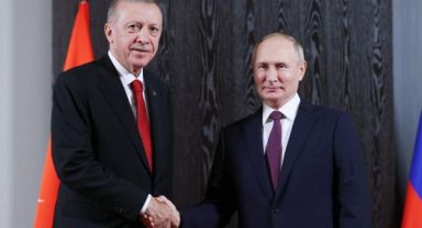 Cumhurbaşkanı Erdoğan Putin İle Görüştü
