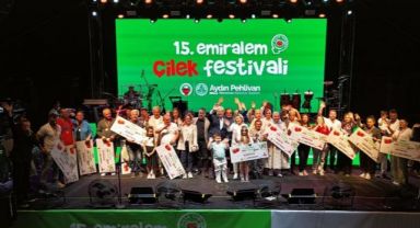 Emiralem Çilek Festivali'ne rekor ziyaretçi!