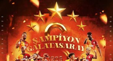 Galatasaray 5. Yıldızı Taktı
