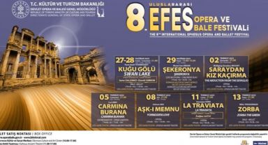 8. Uluslararası Efes Opera ve Bale Festivali Başlıyor