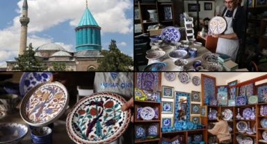 Çini Ustasından İmza Eseri