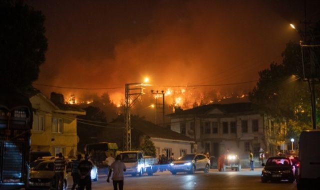 Sakarya ve Bilecik'teki Yangınlara Müdahale Ediliyor