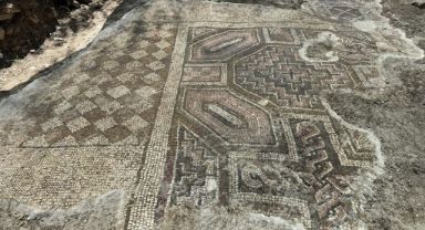 Ergani'de Tarihi Mozaik Bulundu