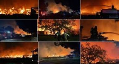 İzmir'de Çöp Depolama Alanında Yangın