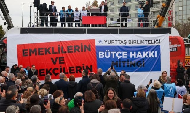 Emeklilerin ve Emekçilerin Bütçe Hakkı Mitingi