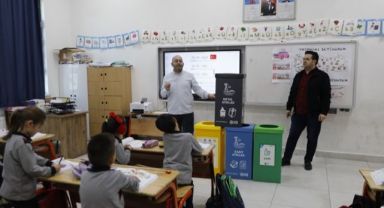 Seferihisar'da öğrencilere sıfır atık bilinci