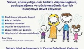 Çeşme'de Ebeveynlere Destekleyici Atölye