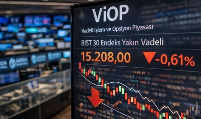 VİOP’ta Endeks Kontratı Haftaya Sert Düşüşle Başladı