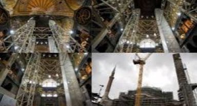 Ayasofya Camii'nin İkinci Etap Çalışmaları Bitti