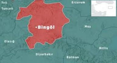 Bingöl’de 4.4 Şiddetinde Deprem