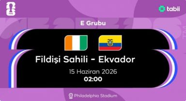 Fil Dişi Ekvador Maçı TRT Tabii'de