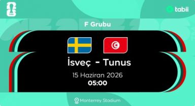 İsveç Tunus Maçı TRT 1'de
