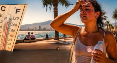 İzmir'de Sıcaklık 40 Dereceyi Aşacak