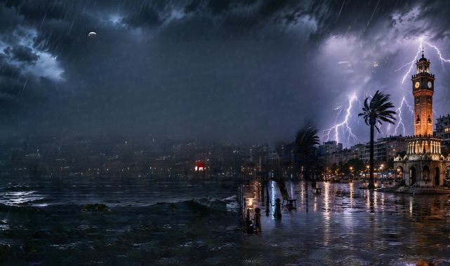  İzmir'e Sağanak Alarmı