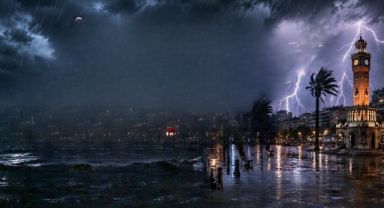 İzmir'e Sağanak Alarmı