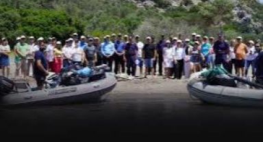 Urla'daki Koyları Temizlediler