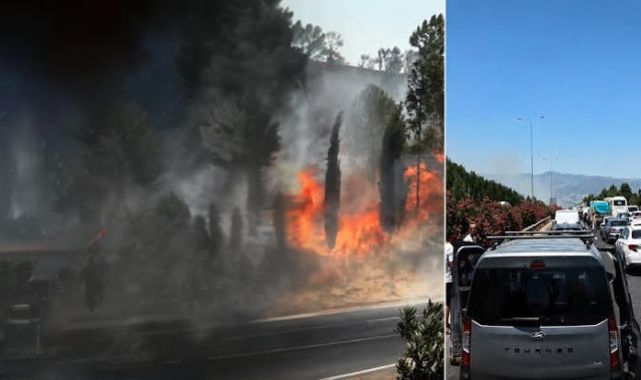 İzmir’de Korkutan Yangın