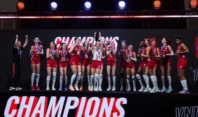 Kadın Voleybol Takımımız Milletler Ligi Şampiyonu
