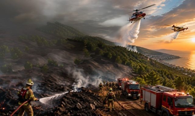 Narlıdere Orman Yangını Kontrol Altına Alındı